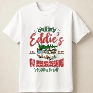 Cousin Eddie_S Rv Maintenance Christmas Tree Camper Holiday Unisex T Shirt